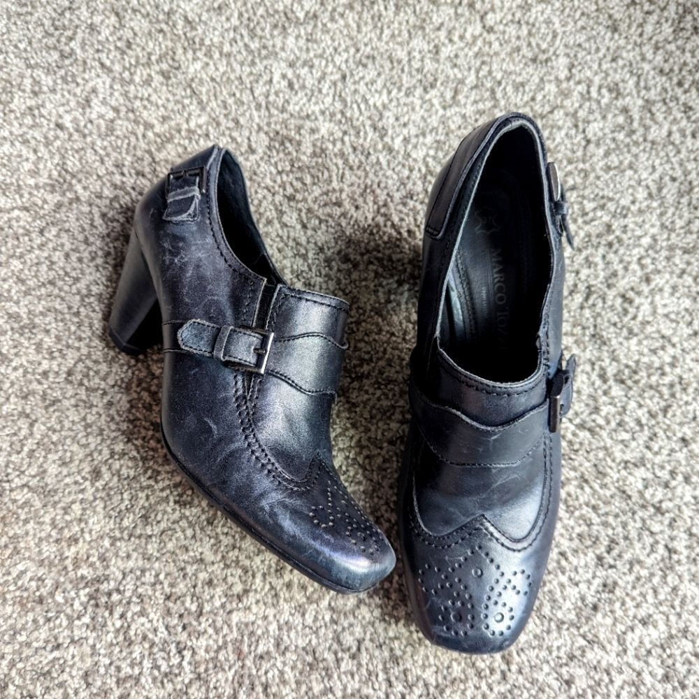 Marco Tozzi Leather Booties